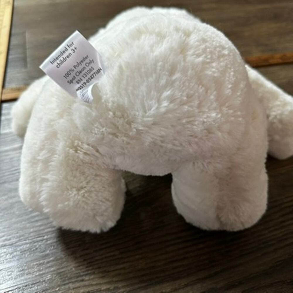 SILVER ONE Cream White Lamb Plush 12" Soft Cuddly Squishy - Picture 7 of 11